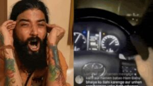 At over 140 km/h with 80,000 watching live: Watch moment YouTuber UK07 Rider Anurag Dobhal crashes Fortuner on Delhi–Meerut Expressway | Ghaziabad News