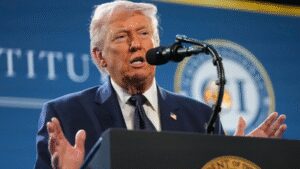 ‘Must take care’: Trump urges nations to send warships to Strait of Hormuz as conflict with Iran intensifies