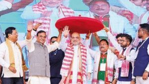 In poll-bound Assam, Shah plays Bangladesh infiltrators card | India News