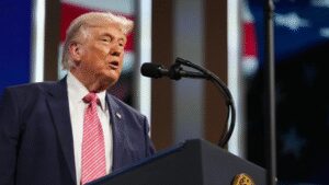 ‘He thought I’d be just another American president that was a loser’: Trump meeting Saudi king