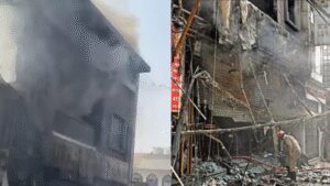 Water motor led to blaze? 3 kids among 9 of family killed in Delhi’s Palam building fire; 3 residents jump from top floors | Delhi News