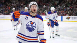 Andrew Mangiapane reacts after Edmonton Oilers trade sends winger to Chicago Blackhawks before NHL deadline moves | NHL News