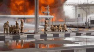 Massive blaze at Kuwait airport after Iran drone strike, fuel tanks hit