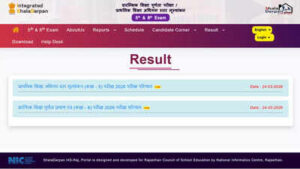RBSE Class 5th, 8th result 2026 declared, pass percentage above 97 per cent; check direct links here