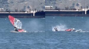 Watch video: Windsurfer hits whale in ‘unbelievable’ mid-ride moment caught on camera |