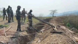 Army-led joint op destroys 10 illegal bunkers in Manipur’s Jalenbung Hills & Thoyee Heights