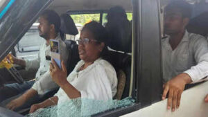 Mitali Bag: TMC MP Mitali Bag’s car vandalised, windshield smashed; party blames BJP, alleges ‘attempt on her life’ | India News