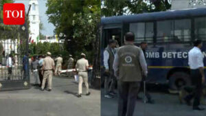 Delhi Assembly Elections: Delhi assembly security scare: Speeding car breaks through barricades, rams gate | Delhi News