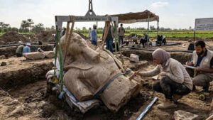 Giant Ramesses II statue fragment found in Nile Delta, revealing new clues about ancient Egypt | World News