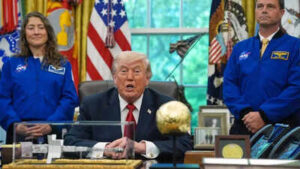 ‘Is a President allowed to go on a space mission?’: Trump jokes as Artemis II astronauts visit White House