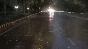 Relief from heat as rain lashes parts of Delhi-NCR; IMD issues alerts for thunderstorms, dust storms | Delhi News