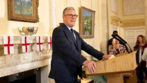 ‘Some try to hijack our flag’: Keir Starmer’s stern message to ‘fake patriots’ on St George’s Day
