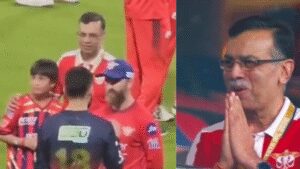 Sanjiv Goenka wins hearts with humble gesture while waiting to meet Virat Kohli – Watch | Cricket News