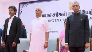 ‘Don’t do BJP politics’: DMK fumes as Vande Mataram played first at Vijay govt’s oath event again | India News