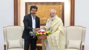 Tamil Nadu CM Vijay meets PM Modi; expected to visit Amit Shah and Nirmala Sitharaman next | India News
