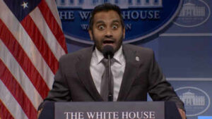 ‘First Indian person to suck at their job’: SNL mocks Kash Patel with Aziz Ansari cameo