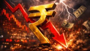 Record low: Rupee falls to 95.40 against US dollar