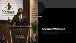 Viral Cockroach Janta Party’s X account withheld in India | India News