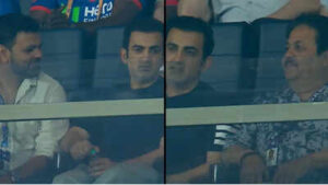 Gautam Gambhir attends DC vs KKR IPL 2026 match, seen in long chat with selector – Watch | Cricket News