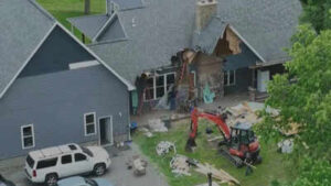 Buffalo Township man accused of damaging family home with excavator during dispute