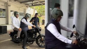 Devendra Fadnavis reaches Vidhan Bhavan on bike amid PM Narendra Modi’s fuel-saving push | Mumbai News