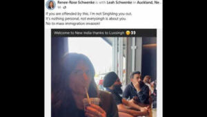 It was not racist: New Zealand woman says police came to her house for her ‘Welcome to New India’ FB post