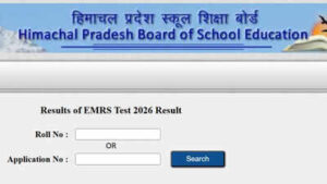 HPBOSE EMRSST 2026 Result Declared: How to check scorecard, see direct link