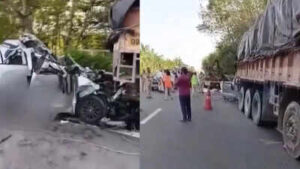 Telangana Accident: At least 6 killed after car crashes into stationary lorry in Telangana | Hyderabad News