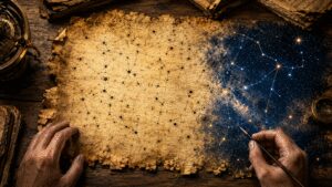 The universe hidden in ink: A 2,000-year-old lost map of the night sky is coming back into recognition hidden in ancient manuscripts |