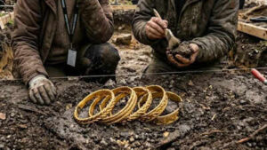This 1,000-year-old Viking treasure found in Denmark contains nearly pure gold arm rings | World News