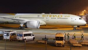 Etihad Airways Flight Cancellation: Etihad Chennai-Abu Dhabi flight cancelled after fire detected on wing during take-off preparations | India News