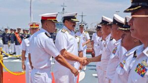 Admiral Dinesh K Tripathi: Admiral Tripathi meets Myanmar naval leadership, discusses steps to boost cooperation, defence partnership