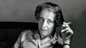 Political philosopher quote of the day: ‘The sad truth is that most evil is done by people who never make up their minds to be good or evil’ — Hannah Arendt