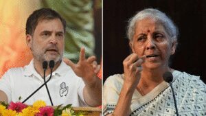 ‘No disaster awaiting India’: Sitharaman dismisses Rahul Gandhi’s ‘economic tsunami’ warnings | India News
