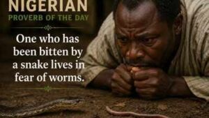 Nigerian proverb of the day: “One who has been bitten by a snake lives in fear of worms” and why old wounds make us fear harmless things | World News