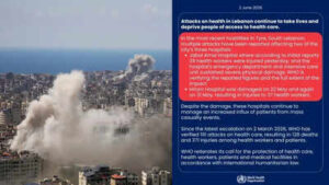 Lebanon Healthcare Crisis: Alarming Rise in Attacks on Healthcare in Lebanon: 191 Incidents Resulting in 128 Deaths | World News