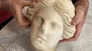 2,000-year-old Roman marble bust found on Alicante beach may depict the goddess Venus | World News