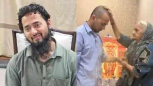 Bizman’s son Ayush Malik, who became Mohammad Ali, returns to Hinduism; performs puja at family home | Meerut News