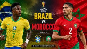 Brazil vs Morocco Live Score: FIFA World Cup 2026, Team news, lineups and key moments from Group C match | Football News