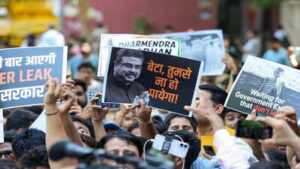 ‘Dharmendra Pradhan istifa do’: Cockroach Janta Party protests at Jantar Mantar over NEET, CBSE irregularities
