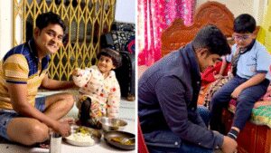 Father’S Day Special Story: “You cannot raise two children alone”: How Suvendu Sarkar who never got a parent’s love became both mother and father to his kids |