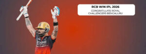 RCB wins IPL 2026: Send your congratulatory messages