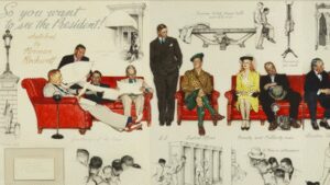 Norman Rockwell’s White House painting that sparked a lawsuit, sold for $7.25 million and inspired a WWII love story is now on public view | World News