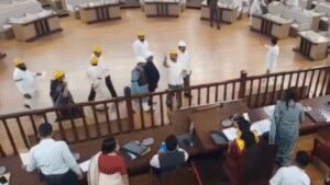 In Pune Municipal Corporation, opposition corporators wear helmets in House citing ‘threat’ from BJP | Pune News