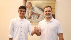 ‘Tender investigator’: Rahul Gandhi meets 17-year-old student who exposed CBSE-OSM anomalies | India News