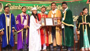 Controversy erupts after songs from Vijay movies, TVK campaigns played during convocations at Coimbatore medical colleges | Coimbatore News