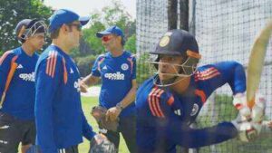 Under Gautam Gambhir’s watchful eye, Vaibhav Sooryavanshi unleashes fiery shots in Team India nets – WATCH | Cricket News