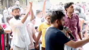 Video: Woman hurls ink at CJP founder Abhijeet Dipke as protest continues at Jantar Mantar | India News