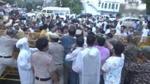 ‘Students are not alone’: INDIA bloc MPs march to Gandhi Smriti after meet at Rahul’s house — top developments | India News
