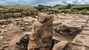 1,600-year-old Roman ‘guardian spirit’ discovered beneath ancient fort in northern England reveals how soldiers sought divine protection | World News